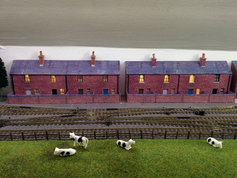 Row of Cottages with Yards